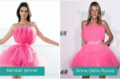 15 gwiazd, które pokazały się w takiej samej kreacji, a mimo tego wyglądały zupełnie inaczej