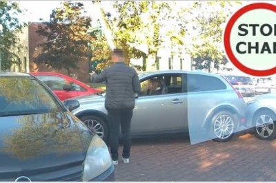 Mistrzyni kierownicy uszkadza trzy samochody na parkingu