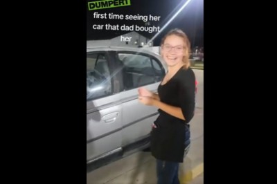 Ta dziewczyna potrafi docenić prezent od taty