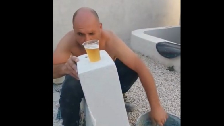 Kiedy budowlaniec używa browara zamiast poziomicy
