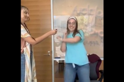 Fajna kujonka  przedstawiła swój matematyczny taniec