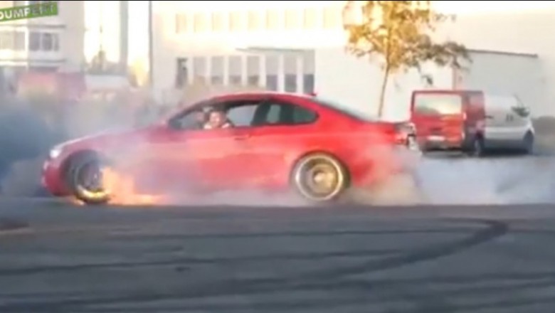 Popisy BMW zakończone zniszczeniem silnika