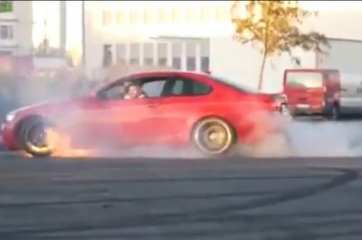 Popisy BMW zakończone zniszczeniem silnika