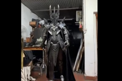 Sam wykonał idealną replikę zbroi Saurona. Efekt roku pracy w kuźni