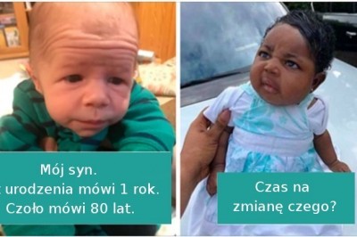 17 niemowlaków, które z powodzeniem mogą uchodzić za emerytów