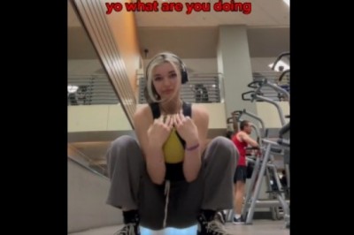 Jej nietypowa rozgrzewka wkurzyła bywalca siłowni