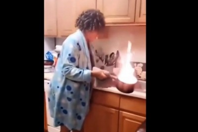 Kiedy mamusia gasi olej za pomocą wody w czasie świąt