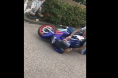 Mistrz prostej i jego powrót ścigaczem. Mocno przesadził