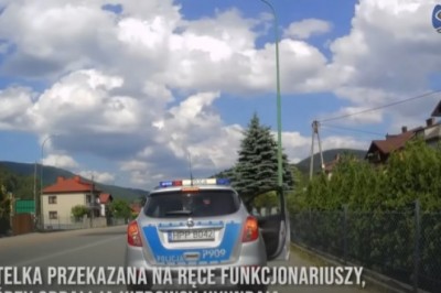 Szybka karma za wyrzucanie śmieci z auta do lasu