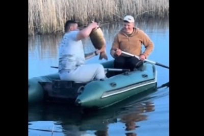 Chciał się pochwalił ogromną rybą i szybko tego pożałował