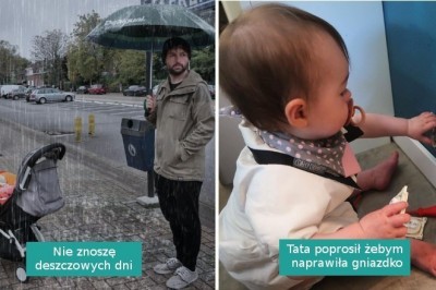 Pomysłowy tata pochwalił się mamie jak opiekuje się dzieckiem, gdy ona pracuje