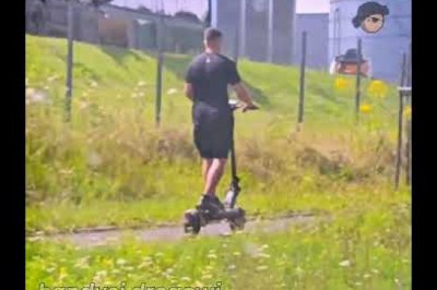 Kompletny brak wyobraźni! Został nagrany, jak jechał hulajnogą prawie 70 km/h