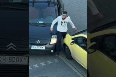 Afera o miejsce parkingowe w Krakowie. Kierowca cwaniaczek czy nadgorliwy dostawca?