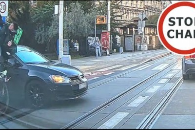 Rowerem jechał pod prąd i uderzył w auto. Jednak to kierowca auta dostanie mandat