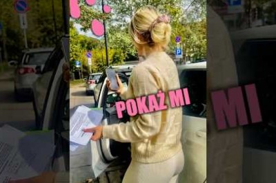 Blondynka z BMW przyjechała po mandat i dostanie kolejny za złe parkowanie