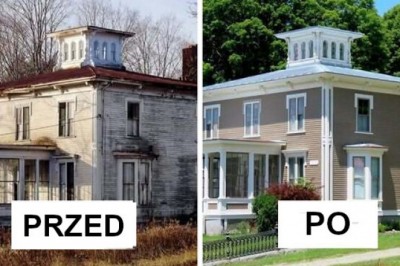 Zdjęcia „przed i po” pokazujące, jak domy odzyskują swój historyczny urok