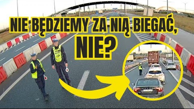 Kobieta uciekła policjantom podczas kontroli trzeźwości na A1 - Nagranie świadka zdarzenia