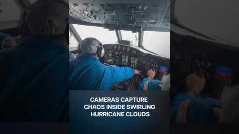 Myślisz, że przeżyłeś przerażające turbulencje? Zobacz, jak wyglądał lot do oka huraganu Melissa