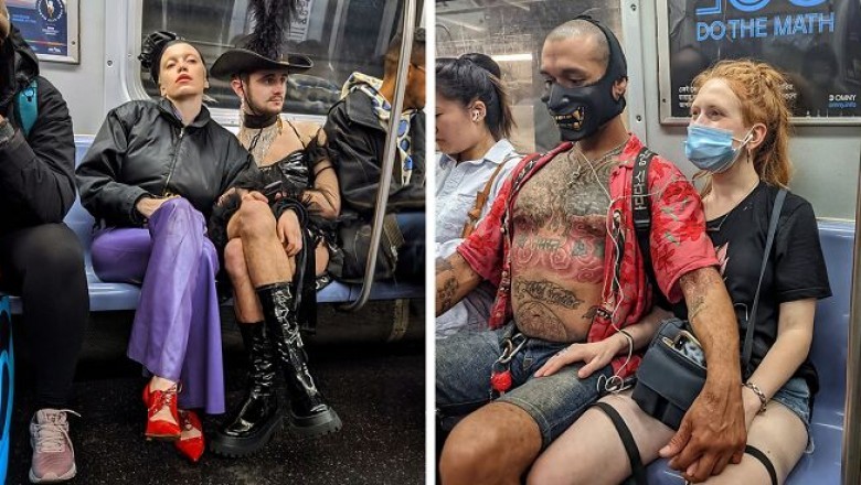 Najciekawsze zdjęcia i postacie uchwycone w nowojorskim metrze