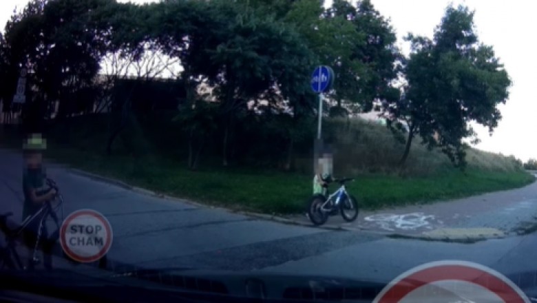 Chciał zabłysnąć w internecie i wrzucił kompromitujące nagranie. Kierowca kontra rowerzyści