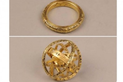 Niezwykły pierścień z XVI wieku. Po otwarciu zamieniał się w miniaturowy model wszechświata