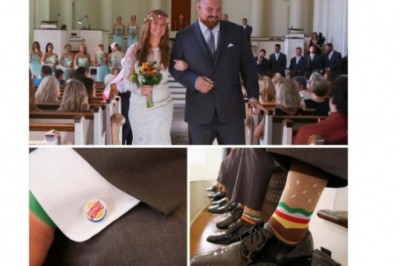 Burger i King wzięli ślub, a Burger King zapłacił za całą uroczystość. Historia, która podbiła internet