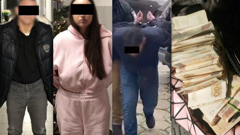 Zatrzymani tuż po oszustwie „na wnuczkę”. Policja opublikowała nagranie z zatrzymania