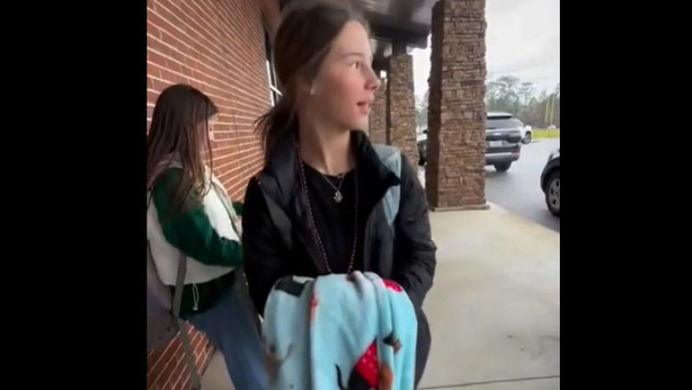 Wyluzowany tatuś i jego pomysł na odbiór córki ze szkoły. Szybko uciekała gdy go zobaczyła