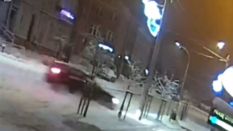 „Śnieżni drifterzy” Zaliczają dzwona z latarnią. Nagranie z Jabłonowa Pomorskiego