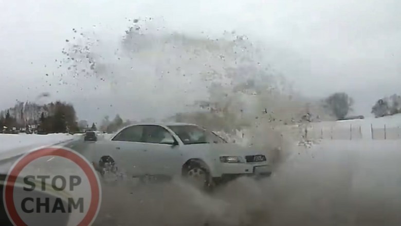 Wyprzedzić muszę bo się uduszę. Kierowca Audi nie opanował swojego rydwanu