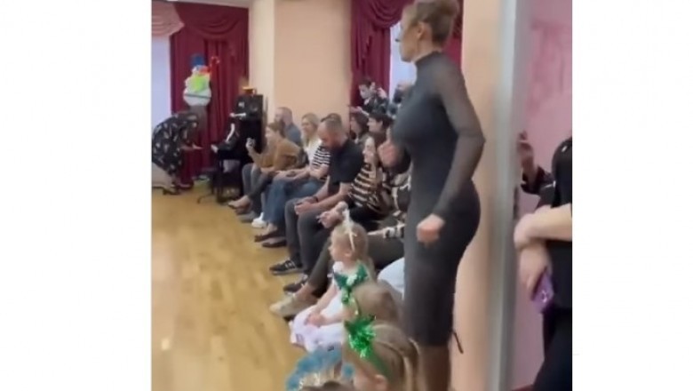 Ojciec miał nagrać dzieciaki. Nie mógł się oderwać od tańczącej przedszkolanki