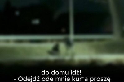 Agresywne zachowanie mężczyzny wobec kobiety w Kłodnicy. Świadek udostępnił nagranie