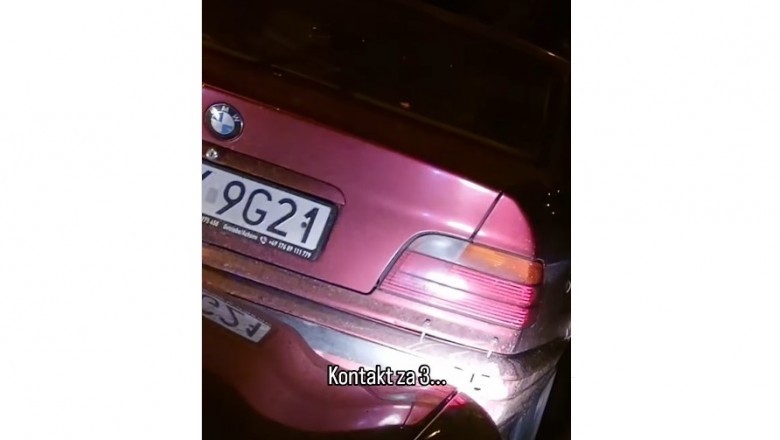 „Pomoc gruzowa” w akcji. Mercedes pchał BMW z prędkością 100 km/h. Opublikowali nagranie