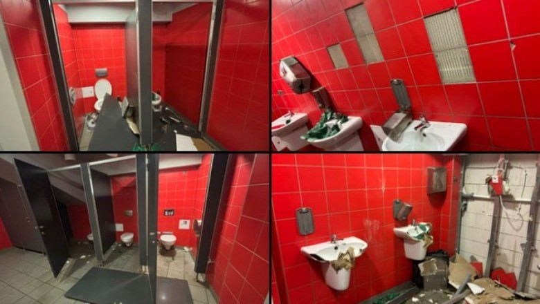 Kibice Lecha totalnie zdemolowali toalety na stadionie Widzewa. Setki tysięcy złotych strat