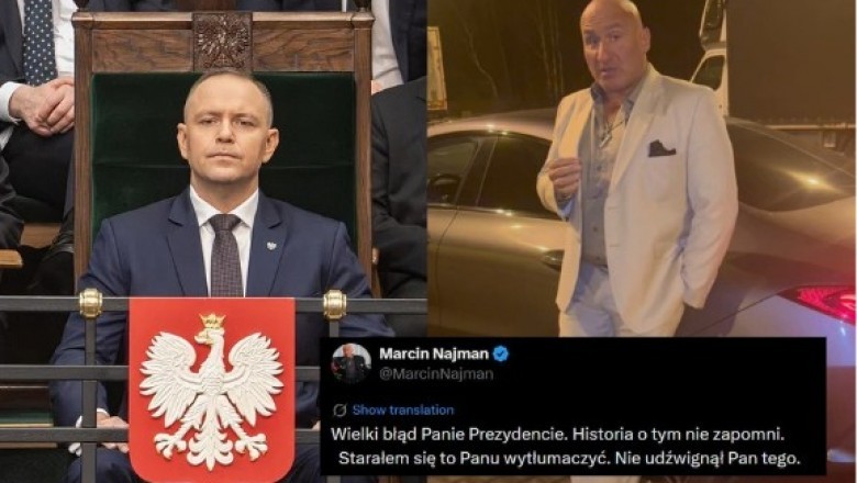 Marcin Najman ostro o decyzji prezydenta. Jest oburzony za weto w sprawie SAFE