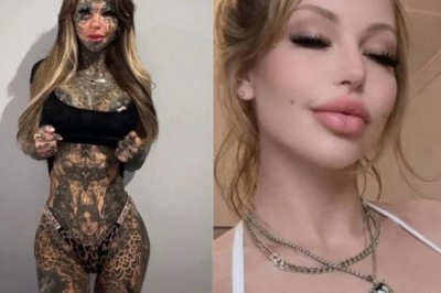 „Najbardziej wytatuowana kobieta” chciała usunąć tatuaże ale przeraziło ją jak by wyglądała bez nich