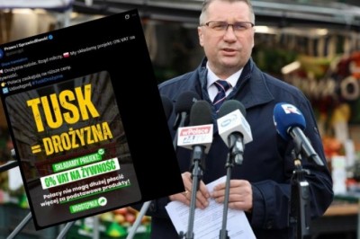 VAT na żywność 0%? PiS przedstawiło projekt ustawy obniżający VAT