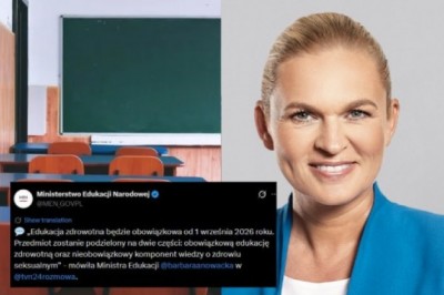 Nowacka ogłosiła, że od września edukacja zdrowotna będzie obowiązkowa