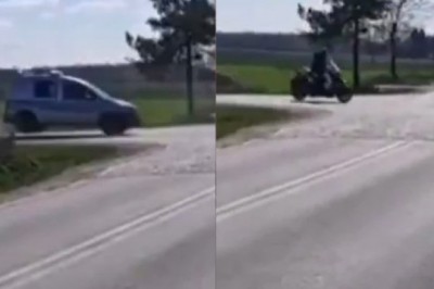 Nastolatek urządził epicki pościg z policją przez wioskę. Sąsiedzi kibicowali