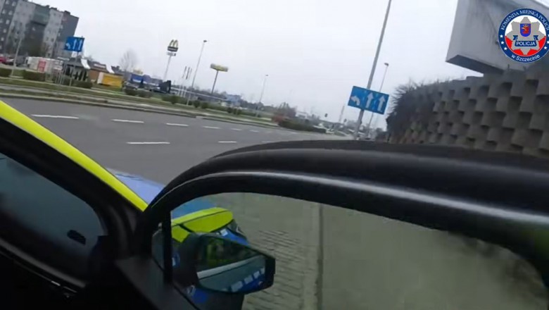 Szczecińska policja opublikowała nagranie z pościgu za kierowcą, który nie zatrzymał się do kontroli. Miał sporo na sumieniu