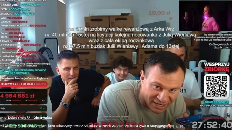 Wrzosek i Szpilka obiecali rewanż. Warunek? 45 milionów złotych na charytatywnym streamie Łatwoganga